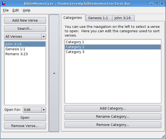 Image 1 for BibleMemorizer for Linux