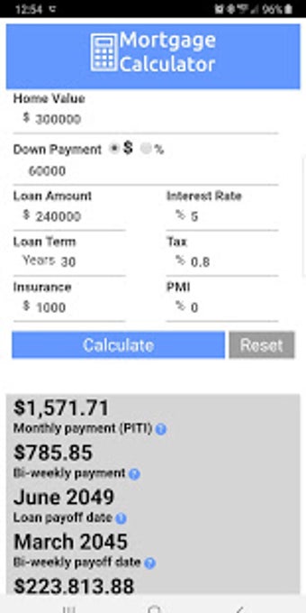 Image 1 for Mortgage Calculator PITI,…