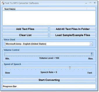 Image 0 for Text To MP3 Converter Sof…