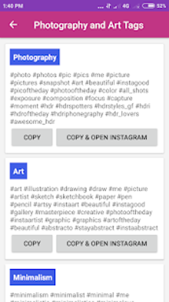 Imagen 1 para Best HashTags for Instagr…