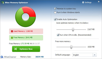 Image 0 for Wise Memory Optimizer