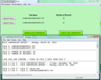 Image 0 for Petski File Compare