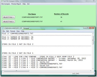 Image 1 for Petski File Compare