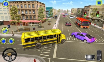 Image 1 for School Bus Driving Games …
