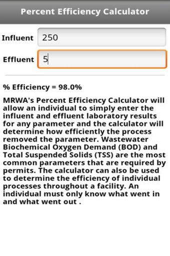 Image 0 for Percent Efficiency Calcul…