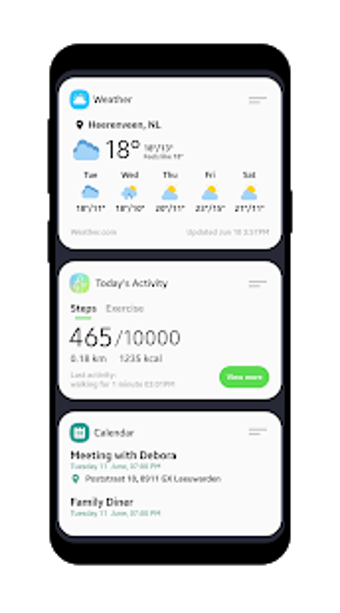 Imagen 1 para OneUI KLWP