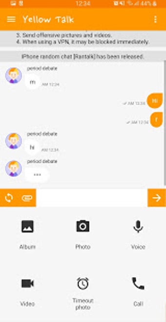 Image 0 for Yellow Talk - Chat with S…