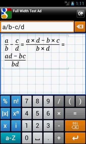 Image 1 for Mathlab Fraction Calculat…