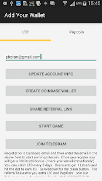 Imagen 1 para Photon Pong - Earn Free L…