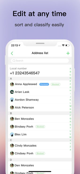 Imagen 1 para Insta Caller - Calls & Te…