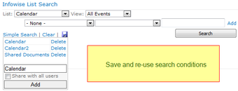 Image 1 for Infowise List Search