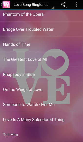 Image 1 for Love Song Ringtones