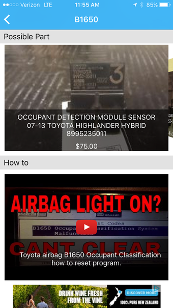 Imagen 1 para OBD Trouble Codes, Oil Re…