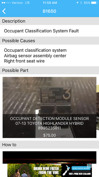 Imagen 1 para OBD Trouble Codes, Oil Re…