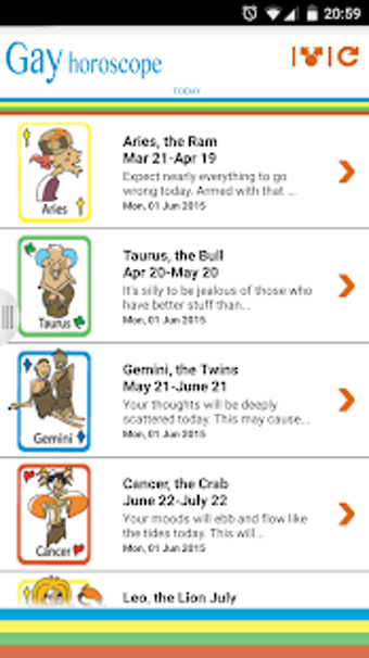 Imagen 1 para Gay Horoscope