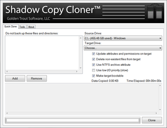 Image 0 for Shadow Copy Cloner