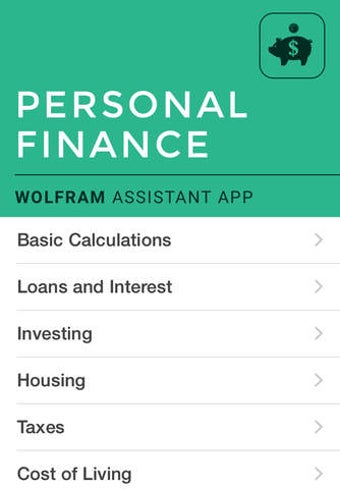Image 0 for Wolfram Personal Finance …
