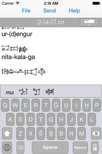 Image 0 for Cuneiform Edit