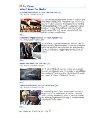 Imagen 0 para RSS Viewer Web Part