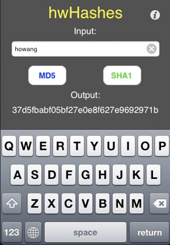 Imagen 0 para hwHashes - MD5 & SHA1