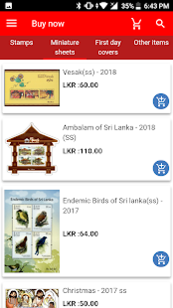 Image 3 for SLPost Stamps App