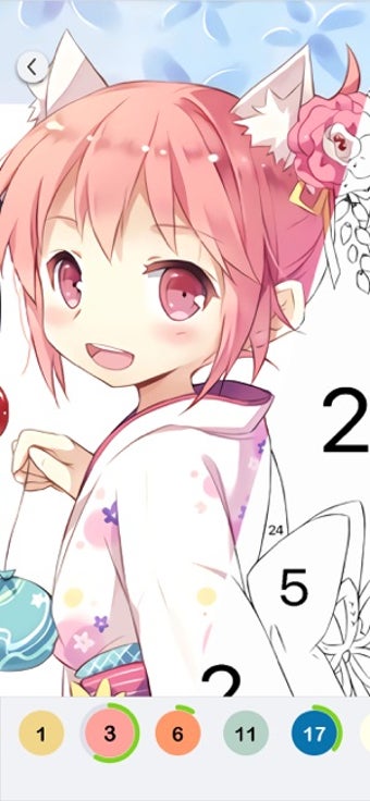 Image 3 for Anime Paint - Color By Nu…