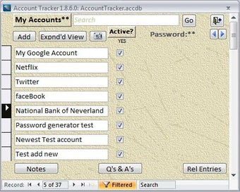 Image 4 for Account Tracker (Password…