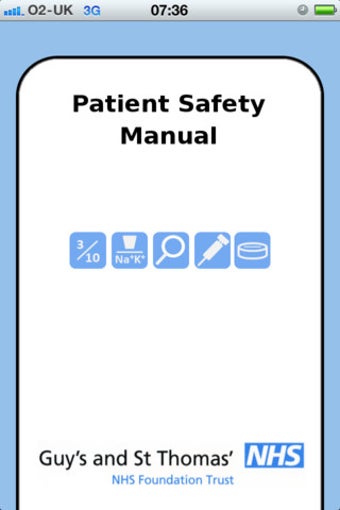 Image 0 for Patient Safety Manual