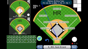 Imagen 2 para Baseball ScoreBook - Lite