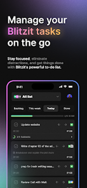 Image 0 for Blitzit  To-Do List Pomod…