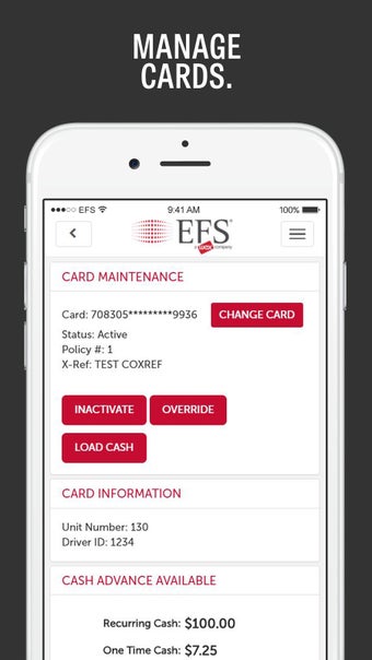 Image 1 for EFS CarrierControl