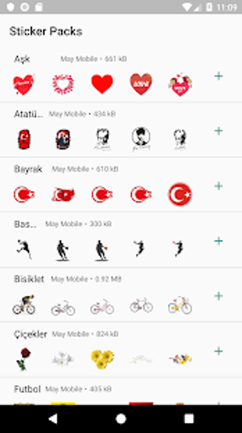 Image 2 for Turkey Sticker Pack