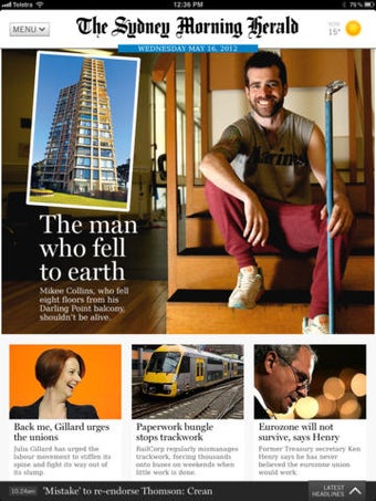 Image 0 for The SMH for iPad