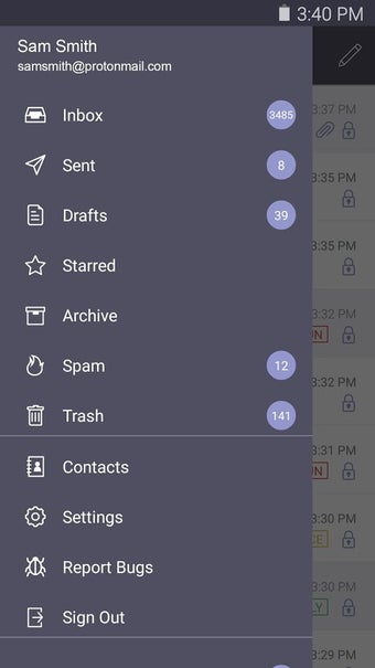 Imagen 2 para ProtonMail - Encrypted Em…