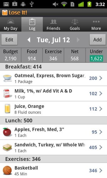 Image 2 for Lose It - Calorie Counter