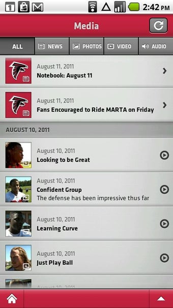 Image 1 for Falcons Mobile 2011