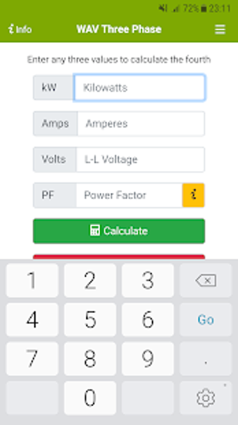 Image 2 for Watts Amps Volts Calculat…