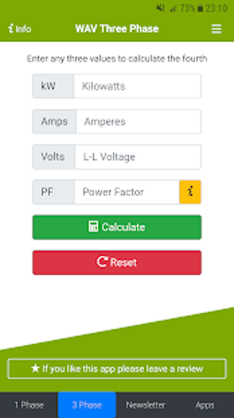 Image 1 for Watts Amps Volts Calculat…