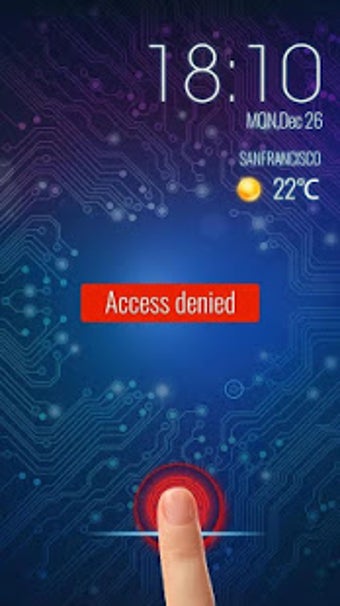 Imagen 1 para fingerprint style lock sc…