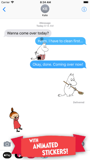 Imagen 3 para Moomin Sticker App