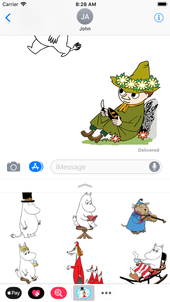 Imagen 2 para Moomin Sticker App