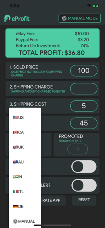 Imagen 0 para eProfit eBay Profit Calcu…