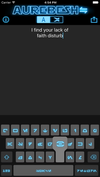 Image 0 for Aurebesh IO (free)