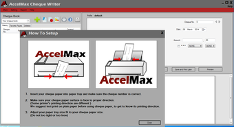 Image 2 for Accelmax Cheque Writer Fr…