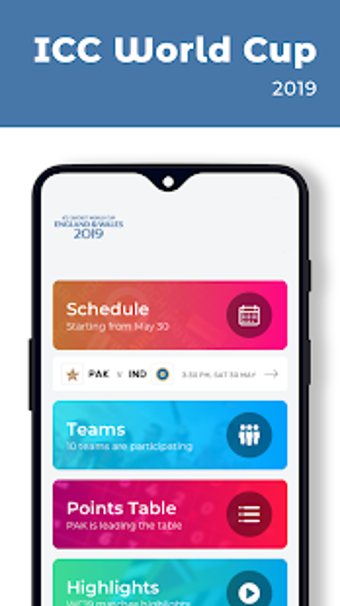 Image 1 for ICC World Cup 2019 - Sche…