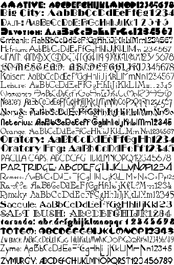 Imagen 0 para Art Deco Fonts