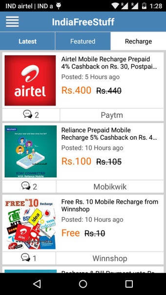 Imagen 0 para IndiaFreeStuff Deals Coup…