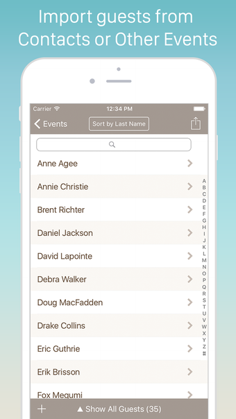 Imagen 0 para Guest List Organizer HD L…