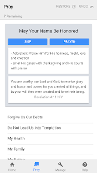 Image 0 for Pray Through Prayer List …