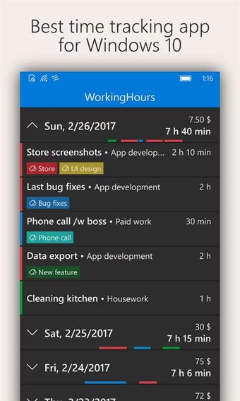 Imagen 2 para WorkingHours -- Time Trac…
